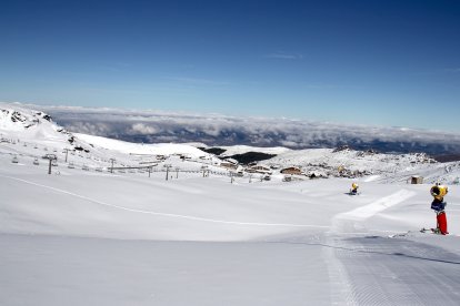 Una imagen de la estación de esquí de Sierra Nevada