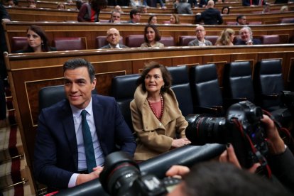 Carmen Calvo y Nadia Calviño serán dos de las tres Vicepresidentas.