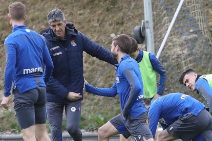 Imanol Alguacil y la Real Sociedad quieren entrenar este martes.