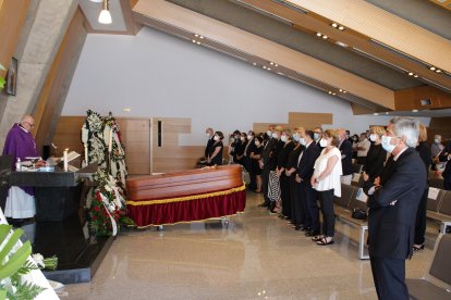Misa de funeral al magistrado almeriense Diego Alarcón.
