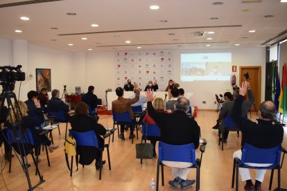 Votación en la última sesión plenaria de Vícar.