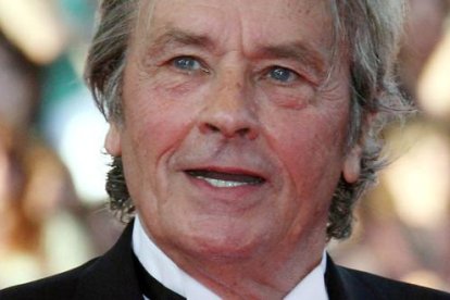 El actor francés Alain Delon.