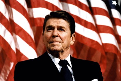 El que fuera presidente de los Estados Unidos, Ronald Reagan.