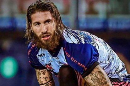 Imagen de archivo de Sergio Ramos y sus tatuajes.