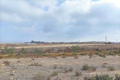 Una imagen de los trabajos que se realizan para la creación del centro de KWS en el municipio de El Ejido.