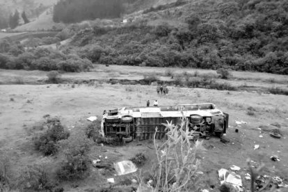 Imagen del accidente.