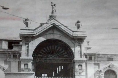 Así era la Plaza del Mercado.