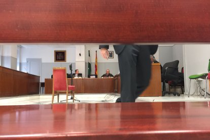 Sala de vistas de la Audiencia Provincial de Almería