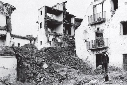 Un terremoto dejó Almería prácticamente destruida.