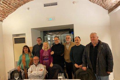 Miembros de la Mesa del Tren de Almería.