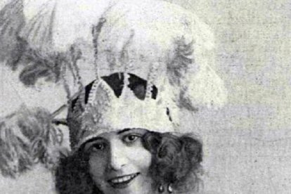 La actriz asesinada.