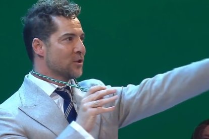 David Bisbal, en el Teatro de la Maestranza.
