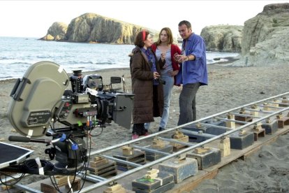 Rodaje de la película.