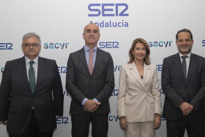 La ministra, en el acto de la Cadena SER Andalucía.