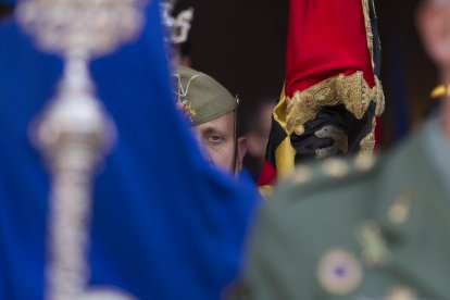 Un legionario en la salida de Prendimiento