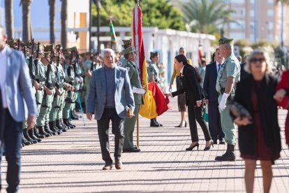 Jura de bandera en diciembre en Almería