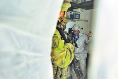 Captura del químico, oculto en el laboratorio clandestino