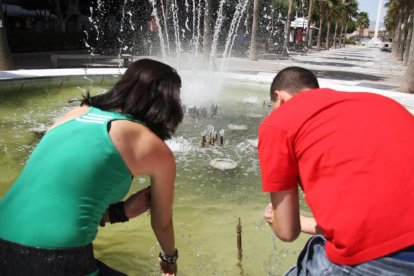 Calor sofocante estos días en Almería.