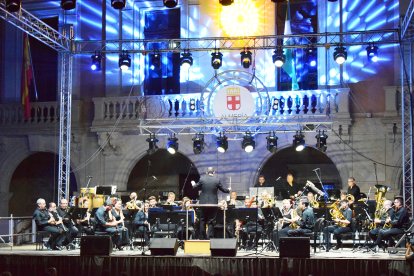 Concierto de la Banda Municipal de Almería en la Plaza Vieja el pasado domingo 20 de agosto.
