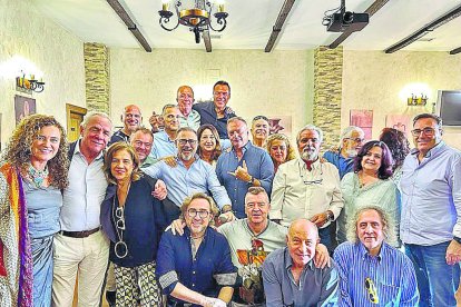 Compañeros de Canal Sur en el homenaje a Federico Ríos, el pasado sábado.