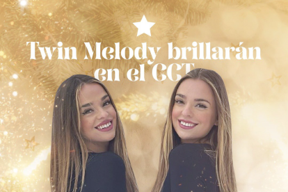 Las tiktokers Twin Melody acudirán al encendido./ Centro Comercial Torrecárdenas