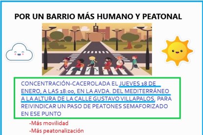 Cartel de la convocatoria de la movilización