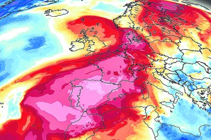 Los mapas del tiempo ya recogen el anticiclón que se ha instalado sobre el país. Foto: Meteored