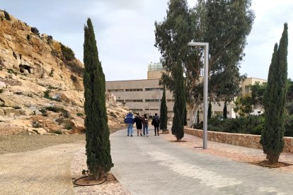 Aspecto actual de la calle de Toledo, convertida en un paseo arbolado.