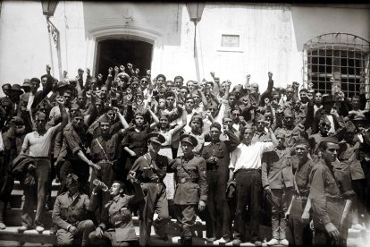 Fotografía realizada en 1936 por el albojense Capel. Fuente: Archivo Municipal de Albox.