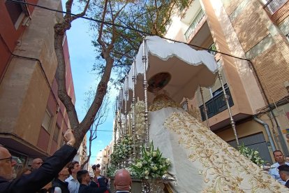 Imagen de archivo de la salida de la Borriquita en 2023.