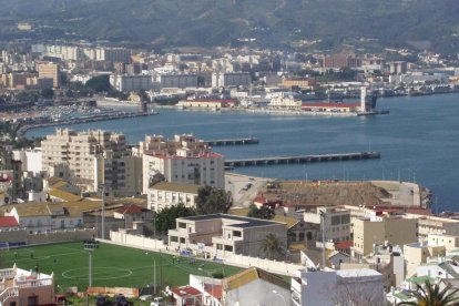 Vista aérea de Ceuta.
