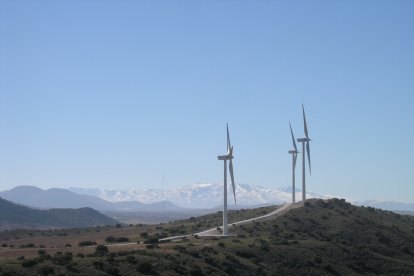 Un parque eólico de la provincia de Almería.