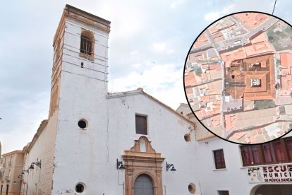 La iglesia de San Francisco, en ruinas y con la techumbre en mal estado, ha dejado de tener un uso sagrado.