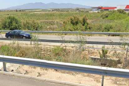 Lugar de la Media Legua donde se proyectaba la cantera de verita junto al futuro AVE.