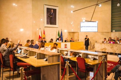 Pleno extraordinario realizado este lunes en el Ayuntamiento