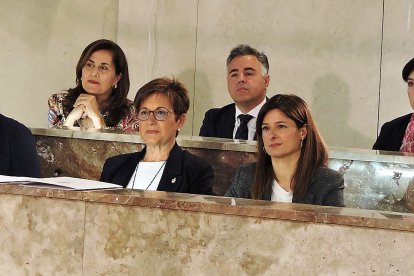Grupo Municipal Socialista en una sesión plenaria