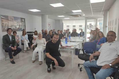 Alberto Alarcón en el acto de presentación.