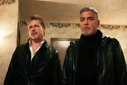 Brad Pitt y George Clooney en Wolfs