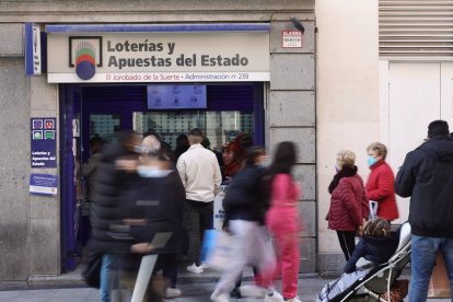 Imagen de archivo de una administración de Lotería.
