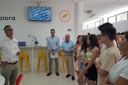 Acto de reconocimiento al 'Aula del Futuro' del IES Ciudad de Dalías.
