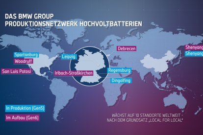 Cinco nuevos centros de ensamblaje de baterías de alto voltaje de 6ª generación en todo el mundo