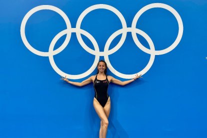 La nadadora olímpica Paula Ramírez.