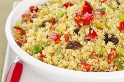 Ensalada de cuscús. FOTO: Depositphotos.