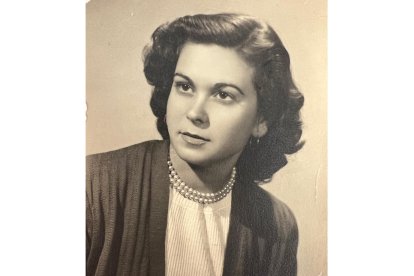 Adela Aguilera Vargas, en una imagen de juventud.