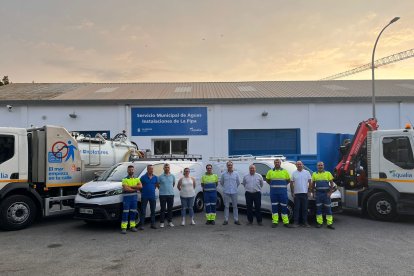 Visita del concejal Juanjo Segura a las instalaciones de La Pipa.
