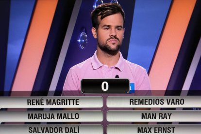 El joven cuevano durante su participación ayer en el programa.