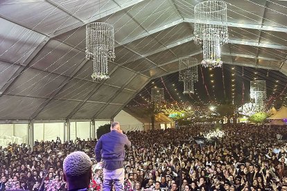 Imagen de archivo de una actuación en una edición anterior de la feria.