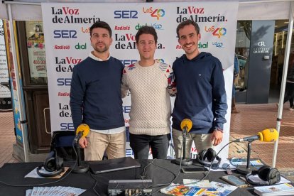 Responsables de Centro de Formación Profesional y Técnicos Deportivo 'Iundenia' durante el programa de la Cadena SER.