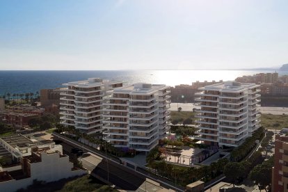 Viviendas en la zona de la Vega de Almería.