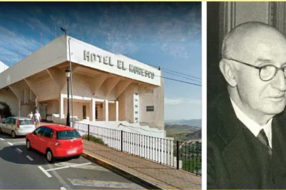 El Hotel Moresco y retrato de Juan March Ordinas, fundador del imperio financiero de la Banca March.